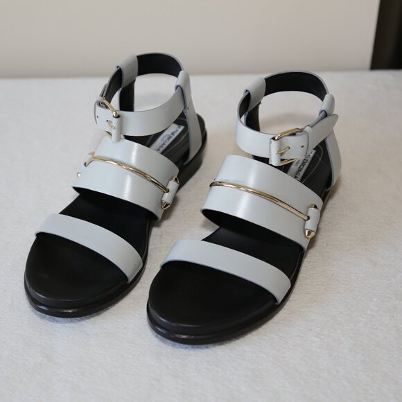Authentic BALENCIAGA leather sandals Made in Italy 38.5 EUC - Picture 1 of 8